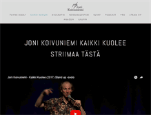 Tablet Screenshot of jonikoivuniemi.fi